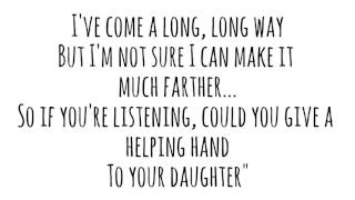 His Daughter Molly Kate Kestner Lyrics [upl. by Conn634]