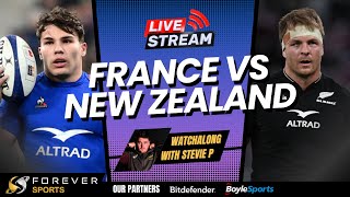 FRANCE VS NEW ZEALAND LIVE  World Cup Watchalong  Forever Rugby [upl. by Halet]