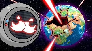 My ROBOT Evolved Into An EVIL GOD And DESTROYED THE EARTH   Solar Smash [upl. by Venezia]