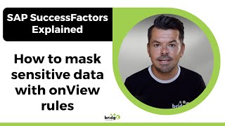 SAP SuccessFactors Employee Central  How to mask sensitive data with onView rules [upl. by Leahcimluap58]