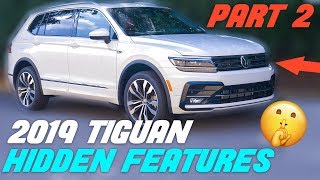 2019 Volkswagen Tiguan  Top 5 Hidden Features  PART 2 [upl. by Hannahsohs]