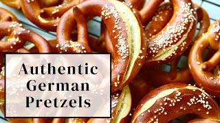 REAL German Pretzels  Best [upl. by Annaerb]