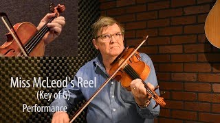 Miss McLeods Reel key of G  Trad Irish Fiddle Lesson by Kevin Burke [upl. by Yeaton]