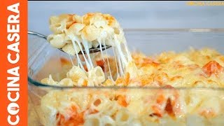 Macarrones con queso Gratinados [upl. by Winter]