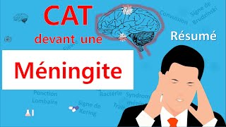 Méningite🙄 cest quoi la CAT 🤔  Résumé  Infectiologie [upl. by Martin]