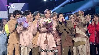 BTS Winning Moment ENG SUB  Music Bank 20200228 [upl. by Einegue]