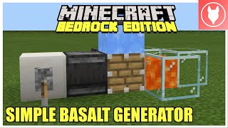 Minecraft Bedrock  How to Make a Basalt Generator  Xbox  PS4  MCPE Windows 10  Switch [upl. by Eilram]