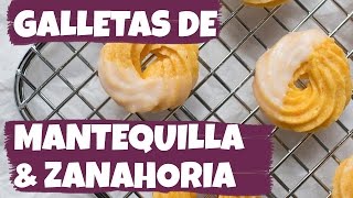 Galletas de mantequilla y zanahoria  Cravings Journal en español [upl. by Laven102]