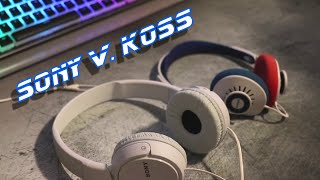 Koss KPH30i vs Sony ZX110 [upl. by Neltiak]