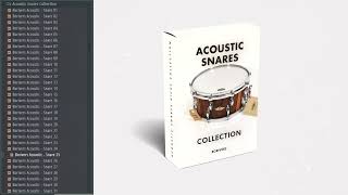 Acoustic Snares Collection  Snare Sample Pack [upl. by Ainahtan34]