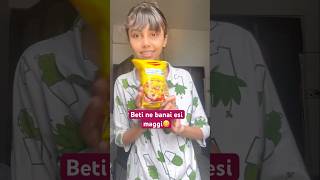 Divya ki voice me video😲  Ghamu saran  ow to make Maggi in 7 steps shorts recipe [upl. by Mika]