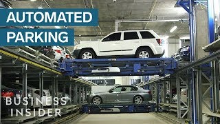 How Automated Parking Garages Work [upl. by Meesak74]