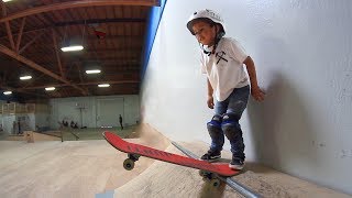 3 YEAR OLD SKATEBOARDER [upl. by Hughmanick]