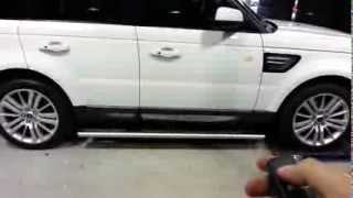 range rover quotSPORTquot electric side step [upl. by Naahs618]