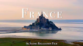 France 4K  Scenic Relaxation Film With Calming Music [upl. by Layol]