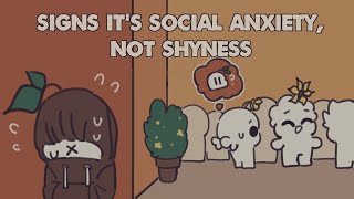 7 Signs Its Social Anxiety Not Shyness [upl. by Travax381]