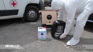 Disinfecting with the Ritello Total Cleaning System [upl. by Aehcim]