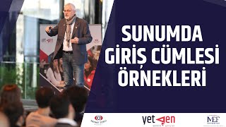 Sunum Giriş Cümlesi Örnekleri  Sunumda Açılış Konuşması 4 [upl. by Lorry597]