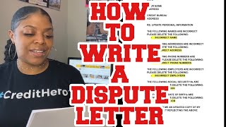 HOW TO WRITE DISPUTE LETTERS  Credit Repair for Beginners  LifeWithMC [upl. by Sabah]