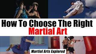 How To Choose The Right Martial Art For You [upl. by Arbuckle]