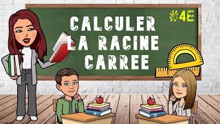 COMMENT CALCULER LA RACINE CARRÉE AVEC ET SANS CALCULATRICE  EXERCICE CORRIGÉ [upl. by Liederman300]