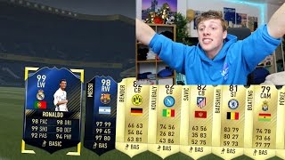 TOTY RONALDO  TOTY MESSI IN THE SAME PACK OPENING  FIFA 17 [upl. by Jochbed]