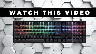 Insane RGB Ducky One 2 RGB Review  Demo [upl. by Rutherfurd]