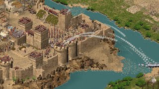 Stronghold Crusader HD  Gameplay PCUHD [upl. by Maleen]