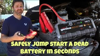 NOCO Genius Boost GB40 UltraSafe Lithium Jump Starter Demo and Review [upl. by Shelagh]