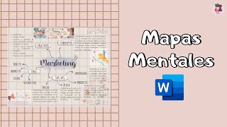 COMO HACER MAPAS MENTALES EN WORD [upl. by Sabsay]