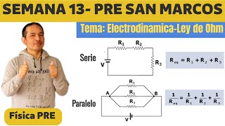 Electrodinámicaparte 1Semana 13Pre San Marcos [upl. by Secnirp]