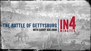 The Battle of Gettysburg The Civil War in Four Minutes [upl. by Eidoow]