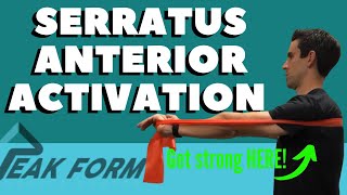 Serratus Anterior Activation Exercises  San Diego Chiropractor [upl. by Eille]