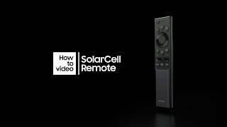 How to use SolarCell Remote with Neo QLED  Samsung [upl. by Reena]