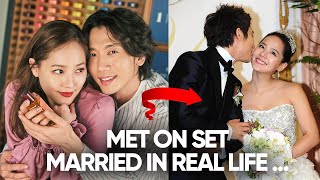 15 Korean Drama Couples Who GOT MARRIED After Falling In Love On Set Ft HappySqueak [upl. by Skantze]