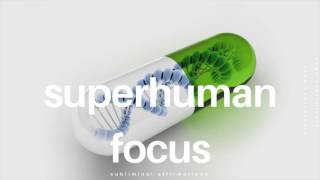 ☯ SUPERHUMAN FOCUS 𝐚𝐟𝐟𝐢𝐫𝐦𝐚𝐭𝐢𝐨𝐧𝐬  Instant Focus Boost [upl. by Marchelle437]