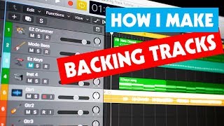 How I Make My Backing Tracks  Tutorial for Guitarists  Software I Use [upl. by Sirenay]