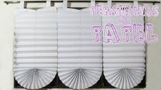 Cómo hacer cortinaspersianas de papel│Candy Bu [upl. by Arim]