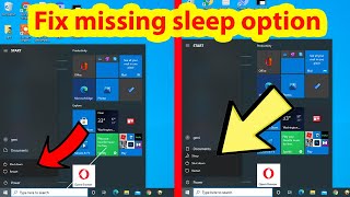 How to enable Sleep mode in Windows 10 [upl. by Adas784]