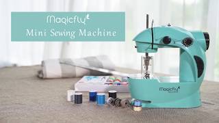 How to Rewind Bobbin of Magicfly Mini Sewing Machine [upl. by Iolande952]