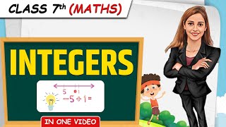 Integers  Full Chapter in 1 Video  Class 7th Maths  Junoon Batch [upl. by Cameron]