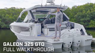 Galeon 325 GTO  Full InDepth Walkthrough [upl. by Julissa927]