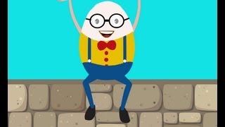 Humpty Dumpty Sat On A Wall  Nursery Rhyme with Lyrics  Kids Tv Nursery Rhymes [upl. by Annoj]