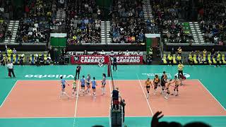 IMOCO vs VAKIFBANK  Champions League 29022024  3rd set 2519 [upl. by Tesil]