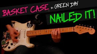 Green Day  Basket Case guitar cover by GV  chords [upl. by Hardman]