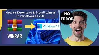 How To Download WINRAR In Windows 1110  Download Free WINRAR In PC [upl. by Lita550]