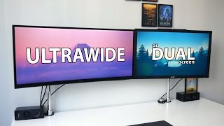 Ultrawide vs Dual Screen  what is the best setup for productivity [upl. by Limber]