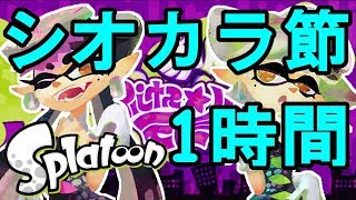 【1時間耐久】 スプラトゥーン Splatoon シオカラ節 ＢＧＭ 【作業用】 [upl. by Oirretna890]