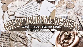 7 DIY JOURNAL DESIGNS🥀 journaling on a budget  chinderella [upl. by Cohbert195]