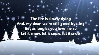 Dean Martin  Let It Snow Lyrics [upl. by Amoihc]